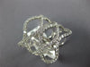 ESTATE LARGE 1.41CT DIAMOND 18K WHITE GOLD MULTI ROW MULTI WAVE ANNIVERSARY RING