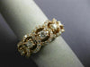 1.0CT DIAMOND 14KT ROSE GOLD 3D CIRCLE OF LIFE ETOILE LOVE KNOT ANNIVERSARY RING