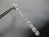 EXTRA LARGE 3.53CT DIAMOND 14KT WHITE GOLD 3D GRADUATING JOURNEY EARRINGS 28178