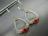 LARGE 7.85CT DIAMOND & AAA AMETHYST 14KT ROSE GOLD FILIGREE TEAR DROP NECKLACE