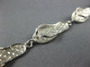 LONG 14KT WHITE GOLD 3D HANDCRAFTED MULTI SLIPPER CINDERELLA FUN BRACELET #27019