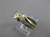ESTATE 7 DIAMOND 14K YELLOW GOLD MENS CHANNEL TWIST WEDDING RING 7MM 10.0 #17426