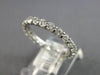 1.70CT DIAMOND 14KT WHITE GOLD 3D ETERNITY SHARED PRONG WEDDING ANNIVERSARY RING