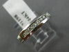 ESTATE WIDE .25CT DIAMOND 14KT WHITE GOLD 7 STONE WEDDING ANNIVERSARY RING #1198