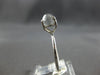 2.03CT SALT & PEPPER DIAMOND 18KT WHITE GOLD 3D SOLITAIRE ROUND ENGAGEMENT RING