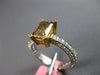 LARGE 2.02CT WHITE & MOCHA DIAMOND 18KT 2 TONE GOLD 3D ETERNITY ENGAGEMENT RING