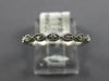 ESTATE .07CT DIAMOND 14K WHITE GOLD 2MM MARQUISE SHAPE FILIGREE ANNIVERSARY RING