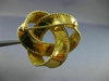 ESTATE LARGE TIFFANY & CO. .52CT DIAMOND 18KT YELLOW GOLD KNOT BOW BROOCH #2559