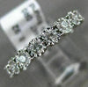 .92CT ROUND DIAMOND 14KT WHITE GOLD 3D ETERNITY HEART WEDDING ANNIVERSARY RING