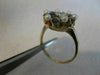 ANTIQUE 1.50CT OLD MINE DIAMOND AAA SAPPHIRE & PEARL 14K YELLOW GOLD 3D RING 815