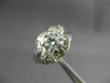ANTIQUE WIDE 1.59CT DIAMOND PLATINUM 3D ROUND & BAGUETTE ENGAGEMENT RING #26657
