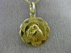 ESTATE 18KT YELLOW GOLD 3D HANDCRAFTED ITALIAN RELIGIOUS METAL PENDANT #26083
