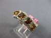 2.43CT WHITE & INTENSE FANCY ORANGE DIAMOND 18KT 2 TONE GOLD 3D ANNIVERSARY RING