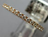 ESTATE .44CT DIAMOND 18K ROSE GOLD ROUND 1.5MM ETERNITY WEDDING ANNIVERSARY RING