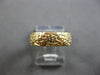 ANITQUE 14K YELLOW GOLD 3D HANDCRAFTED ETERNITY FILIGREE ANNIVERSARY RING #28208