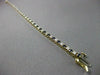 ESTATE 1.35CT DIAMOND & AAA SAPPHIRE 14K W&Y GOLD SQUARE TENNIS BRACELET 22378