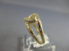 ESTATE .74CT DIAMOND 14KT YELLOW GOLD ROUND CLASSIC PAVE ETOILE LOVE KNOT RING
