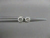 ESTATE .60CTW DIAMOND 5MM STUD 14KT WHITE GOLD PUSHBACK EARRINGS G/H VSSI #21024