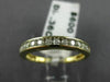 ESTATE .36CT DIAMOND 14K YELLOW GOLD 3D CLASSIC CHANNEL ANNIVERSARY RING #21683