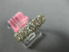 ESTATE 1.71CT WHITE & PINK DIAMOND 18K ROSE GOLD 7 STONE HALO ANNIVERSARY RING