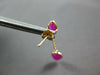 4.56CT AAA RUBY 14KT YELLOW GOLD 3D MARQUISE & ROUND CHANDELIER HANGING EARRINGS
