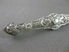 ANTIQUE 1.60CTW OLD MINE CUT DIAMOND PLATINUM OPEN FILIGREE PIN BROOCH F/G #2121