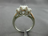 ESTATE 1.90CT EMERALD & PRINCESS DIAMOND 18KT WHITE GOLD ENGAGEMENT RING #23093