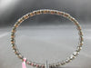 LARGE 5.83CT DIAMOND 18K WHITE GOLD INVISIBLE CRISS CROSS FLEXIBLE CUFF BRACELET
