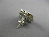LARGE 3.18CT MULTI SHAPE DIAMOND 18K WHITE GOLD SQUARE DOUBLE HALO STUD EARRINGS