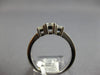 .98CT DIAMOND 14K WHITE GOLD CLASSIC PAST PRESENT FUTURE 3 STONE ENGAGEMENT RING