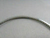 ANTIQUE NARROW 2.54CT DIAMOND 18KT WHITE GOLD 2MM WIDE BANGLE SIMPLE & BEAUTIFUL