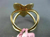 LARGE .92CT WHITE & PINK DIAMOND 18KT WHITE & ROSE GOLD 3D HEART INFINITY RING