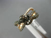 EFFY 1.50CT WHITE & CHOCOLATE FANCY DIAMOND 14KT ROSE GOLD 3D LOVE KNOT RING