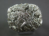 ESTATE EXTRA LARGE .54CT DIAMOND 14KT WHITE GOLD 3D MULTI BUTTERFLY LOVE RING