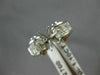 ESTATE WIDE 1.10CT DIAMOND 14KT WHITE GOLD 3D SEMI MOUNT ENGAGEMENT RING #11781