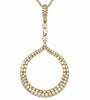 ESTATE LARGE 1.60CT DIAMOND 14KT ROSE GOLD TEAR DROP PAST PRESENT FUTURE PENDANT