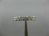 ESTATE .70 DIAMOND 14KT WHITE GOLD 3D 7 STONE CLASSIC WEDDING ANNIVERSARY RING