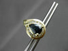 ESTATE 1.95CT DIAMOND & SAPPHIRE 14KT YELLOW GOLD CLUSTER STUD EARRINGS #23346