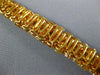 WIDE 28.14CT MULTI COLOR DIAMOND 18K YELLOW GOLD GRADUATING LOVE TENNIS BRACELET