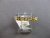 ESTATE .20CT DIAMOND 14KT YELLOW GOLD 7 STONE FILIGREE FLOWER BUTTERLFY FUN RING