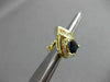 ESTATE 1.95CT DIAMOND & SAPPHIRE 14KT YELLOW GOLD CLUSTER STUD EARRINGS #23346