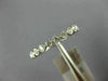 ESTATE .52CT DIAMOND 18K WHITE GOLD 3D ROUND 3mm BEZEL ETERNITY ANNIVERSARY RING