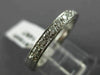 ESTATE .30CT DIAMOND 14KT WHITE GOLD FILIGREE ETERNITY ANNIVERSARY RING #19885