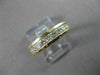 ESTATE .75CT DIAMOND 14KT YELLOW GOLD PRINCESS CHANNEL ANNIVERSARY RING #20523