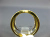 ESTATE LARGE .84CT DIAMOND 18K WHITE & YELLOW GOLD MULTI ROW DOUBLE V SHAPE RING