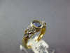 .48CT DIAMOND & AAA TANZANITE 14KT YELLOW GOLD 3D OVAL DOUBLE HEART PROMISE RING