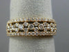 ESTATE WIDE .80CT DIAMOND 14KT ROSE GOLD 3D ETOILE WEDDING ANNIVERSARY RING 6mm