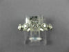 ESTATE .83CT DIAMOND 18KT WHITE GOLD 3D ROUND FILIGREE ETERNITY ANNIVERSARY RING