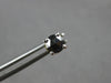 ESTATE 1.0CT BLACK DIAMOND 14KT YELLOW GOLD 3D CLASSIC ROUND SCREWBACK EARRINGS