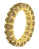 4.21CT AAA CITRINE 14KT YELLOW GOLD CLASSIC OVAL SHARED PRONG ETERNITY FUN RING